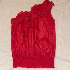 One shoulder tank top